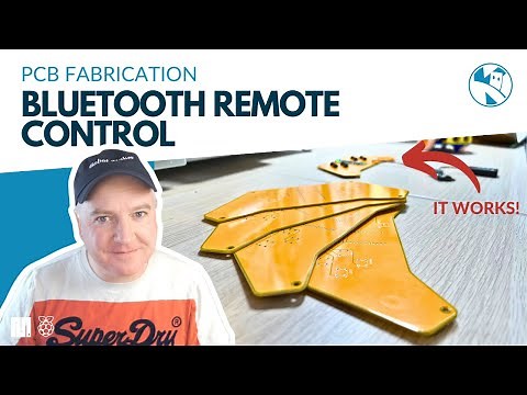 PCB Fabrication - making a Bluetooth Remote Control