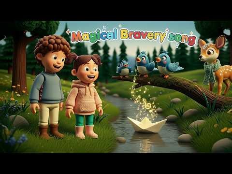 Brave Little Stream: Low Stimulation Storytelling Song | Kindleberry World Adventure.