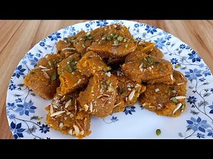 Moong Thal | Mohanthal | Danedaar Mohanthal | मोहनथाल | Moong Thal Recipe | Rajasthani Moongthal