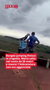 Bungee jumping morte in Brasile: ragazza di 21 anni salto