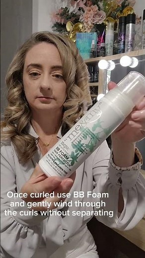 Side swept curls hair tutorial