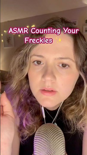 ASMR Counting Your Freckles ✨ Soft Whisper Personal Attention