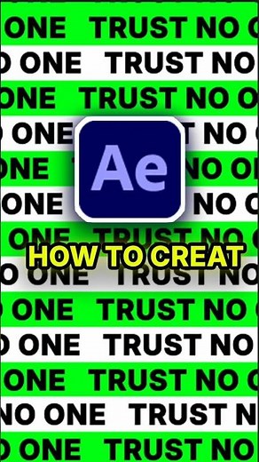 How to Create Scrolling Typography Animation in After Effects