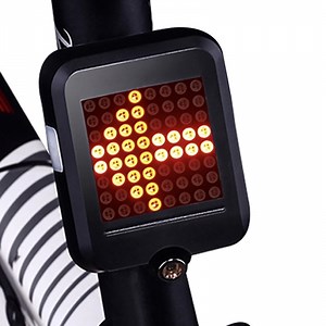 Intelligent Bike Tail Light with Automatic Direction and Brake Sensor, Smart Rechargeable Led Rear Bike Light to Enhanced Safety and Increased Visibility for Bicycle and Scooter