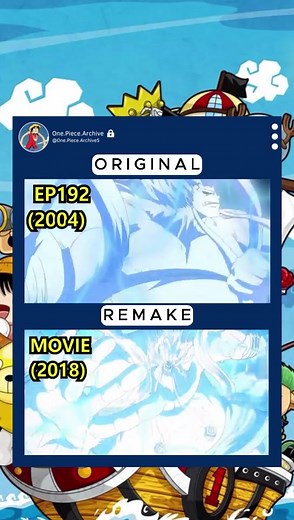 Luffy Destroys Enel: Original vs Remake
