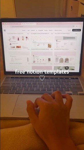 ♡ big news: all my notion templates are now free! get them at notion.com/@therubydiaries #notion