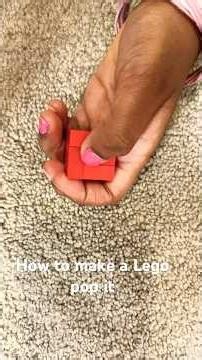 How to make a Lego pop it #fidgettoys #popit