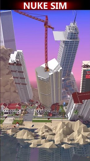 NUKE EXPLOSION Vs. CITY (Simulated)