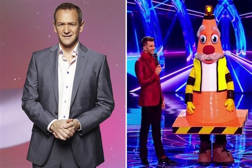 Masked Singer fans convinced two clues 'expose' Pointless star as Traffic Cone