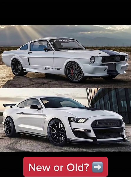 Golden days or in with the new? Let me know in the poll👀 #cars #carsoftiktok #old #new #dream #mustang #ford #porsche #nissan #fyp #fy
