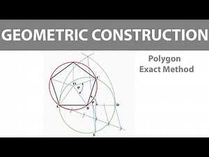 How to Draw a Polygon by the Exact Method || Technical Drawing