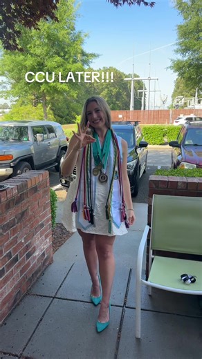 Grad regalia tour!! I love you CCU!! #ccu #coastalcarolinauniverisity #fypシ゚viral #graduation #graduation2026