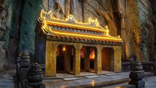 What is hidden inside Da Nang’s Marble Mountains?