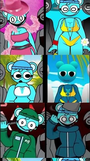 Incredibox Sprunki Human on the Beach: 6 HUMAN MODS COMPARISON!