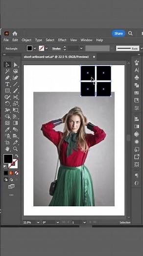 Multiple object clipping mask in illustrator