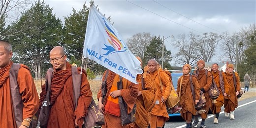 Buddhist monks make their way to McCormick County during peace walk