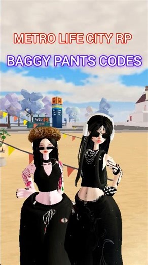✨BAGGY PANTS CODES | Metro Life RP ROBLOX #roblox #rblx #robloxedit #metrolife #baggyjeans #outfit