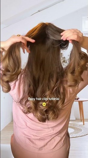 Quick & Easy Hair Clip Tutorial for Beginners Stylish Hairstyles in Seconds! ✨ #HairClipHacks