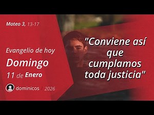 Gospel of the Day, Sunday, January 11, 2026 - Matthew 3:13-17 | Dominicans