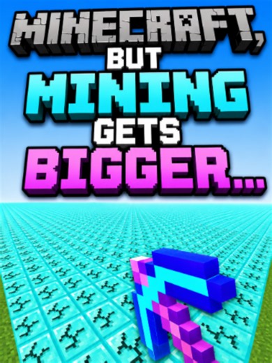 Minecraft, But Mining Gets Bigger... (Part 4) By xNestorio #minecraft #minecraftbut #mcyt #unitedstates #usa🇺🇸