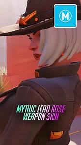 Unleash your inner outlaw with the Mythic Lead Rose Ashe Weapon Skin 🥀 Get it now with the 80 Mythic Prisms you earn through the Season 14 Premium Battle Pass 💥 #overwatch2 #overwatch #gaming | Blizzard