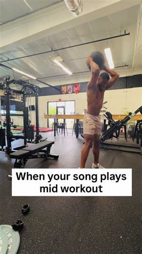 When your song plays mid workout 😭 #workout #rnb #music #funny | workout music