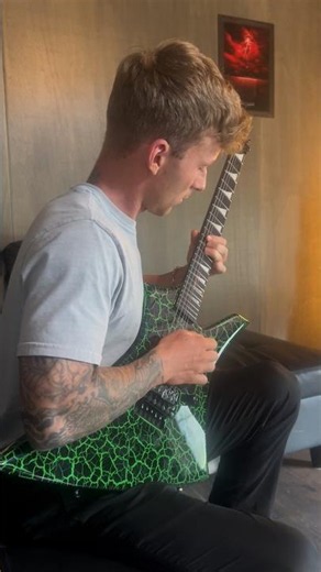 The Brandon Ellis Jackson Kelly absolutely rips! #guitar #metalguitar #guitarsolo #shorts