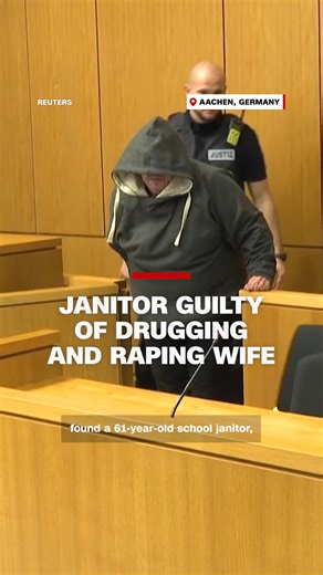 CNN on Instagram: "A 61-year-old school janitor has been found guilty by a German court of drugging and raping his wife over the course of several years, in a case that has drawn comparisons to the trial of Dominique Pelicot in France. CNN's @saskyacnn reports on the rape trial that has shaken Germany. Tap the link in @cnn's bio to read more."