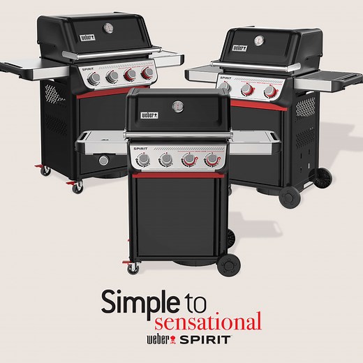 41 reactions | From simple to sensational! The all-new Weber Spirit delivers big flavour in a compact design. Perfect for everyday meals or weekend feasts with friends or family. Available now | Weber Barbecues Australia/New Zealand | Facebook
