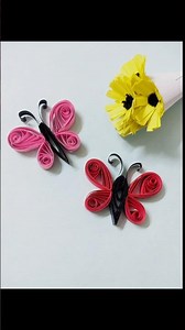 Quilling Butterfly🦋 #diy #papercraft #butterfly #quilling #shorts #youtubeshorts #craft #artandcraft