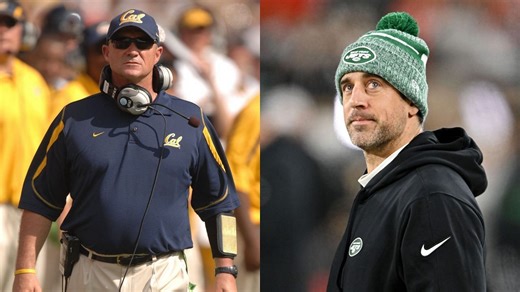 Aaron Rodgers anoints ex-Cal HC Jeff Tedford as "GOAT" after Hall of Fame induction