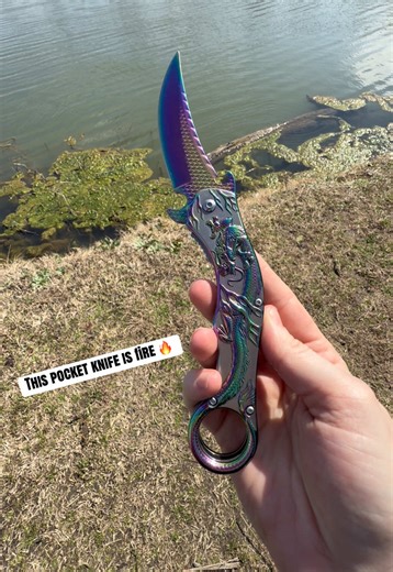Coolest Pocket Knife 🔥🔥 #pocketknife #tiktokshopcreatorpicks #tiktokshopstockupsale