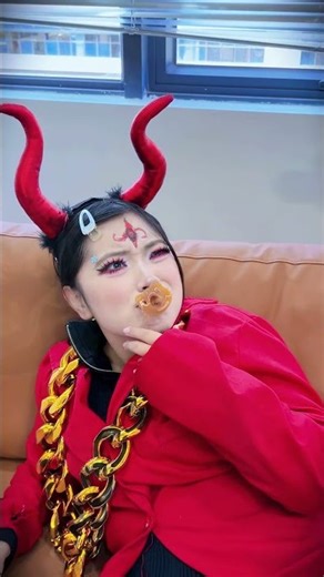 God teaches the demon who steals Lumine's pacifier#Jesus#christ#Daemon