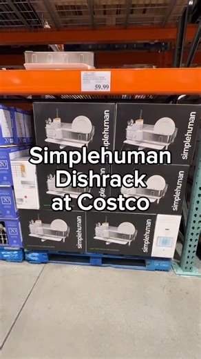 Costco Hype on Instagram: "NEW simplehuman Stainless Steel Dish Rack with knife block at Costco! 🍽️ #costco #costcohype #costcodeals #costcofinds #costcohaul #costconew #costcobuys #shopping #shop #new #buy #deal #simplehuman #dishrack #stainlesssteel #dish #dishes #washdishes #kitchenware #homedecor #home #house #firsthome #dishdrainer #kitchen #homeliving #kitchenorganizer #kitchenorganization"