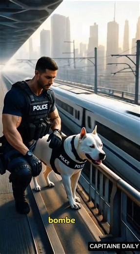 Une Bombe Cachée dans le Train… Le Sacrifice de ce Chien Va T’Émouvoir 🥺💥 #shorts #animals