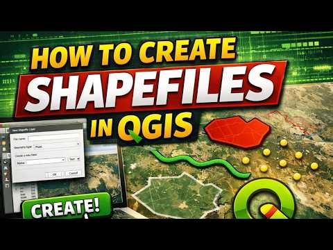 Lesson 7: How to Create Shapefiles in QGIS