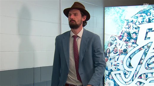 Connor Hellebuyck arrives for Game 7. 👀 | Sportsnet
