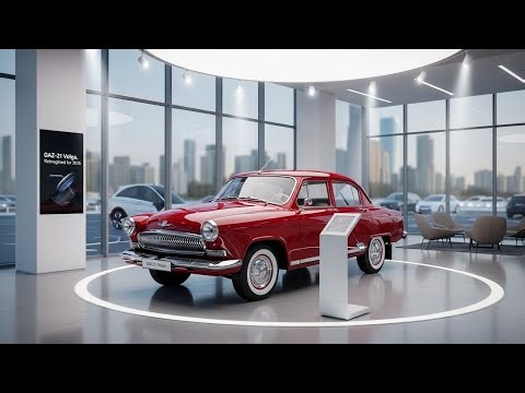 Retro Elegance Reimagined: GAZ-21 Volga Concept Showcase
