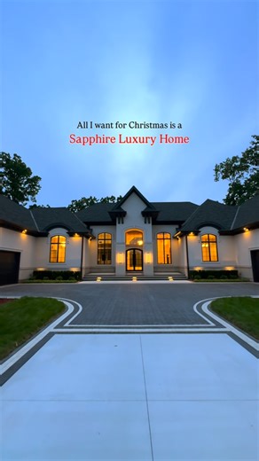 Sapphire Luxury Homes on Instagram: "Hoping your Christmas wishlist includes the dream home you’ve always wanted, thoughtfully designed, built with intention, and ready for all the moments that make a house feel like home Builder: @Sapphireuxuryhomes Landscaping: @sapphirelandscaping Home Automation: @intellitech_mi Primary Closets: @Amy_calclosetsmi Agents: @realtysolutionsofmi ; @diane_dabira_realtor Video: @wayup_media #luxuryhomes #homebuilder #customhomebuilder #customhomes #customhomes"