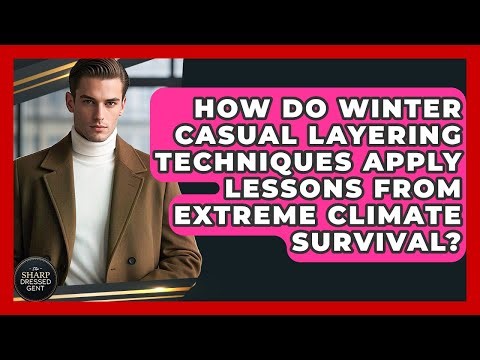 How Do Winter Casual Layering Techniques Apply Lessons From Extreme Climate Survival?