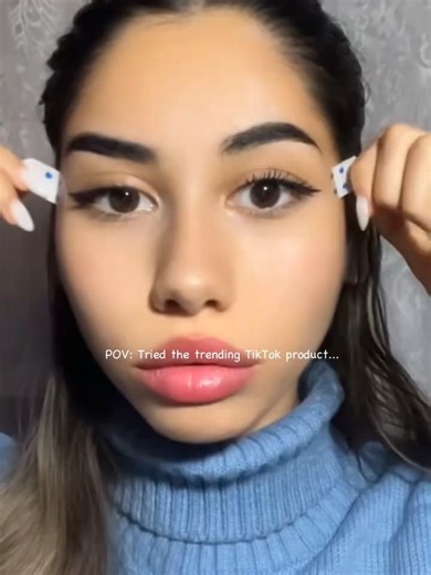 Before: Face lift tape… honestly 😓 | After: wait… this actually works 👀 It helps my features sit better on my face ☁️
