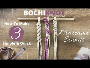 3 Intermediate Patterns to Help Jumpstart Your Macrame Designs