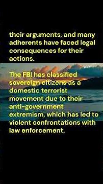 What is a sovereign citizen? #pseudolegaltheories #extremism #extremistmovements #movements #sovcits