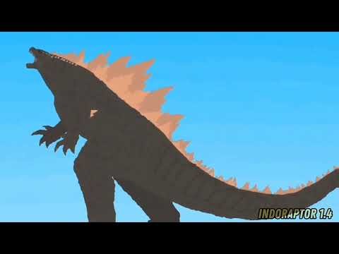 Dc2 Animation: Godzilla jumping from Corcovado Hill