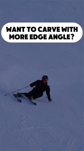 Want to CARVE with MORE EDGE ANGLE 🔥