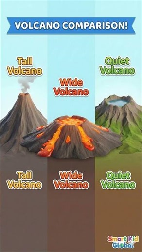 Are all volcanoes the same? 🌋 | Volcano for Kids