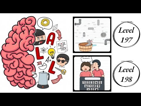 Brain Test All Star : Level 197 , 198 – How to Solve? (Walkthrough)