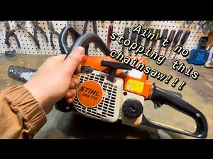 How to fix a chain brake on a stihl chainsaw.