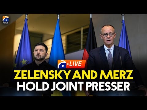 LIVE: Ukraine’s Zelenskiy, Germany’s Merz Hold Press Conference | Geo News English