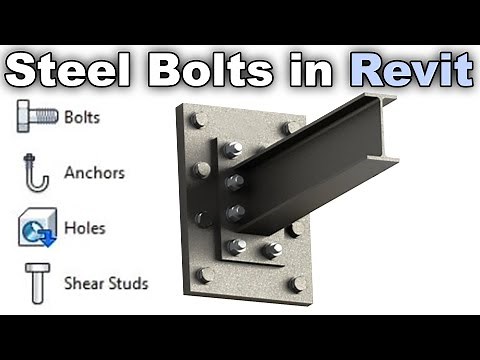 Bolts in Revit Tutorial (Steel Structures in Revit)